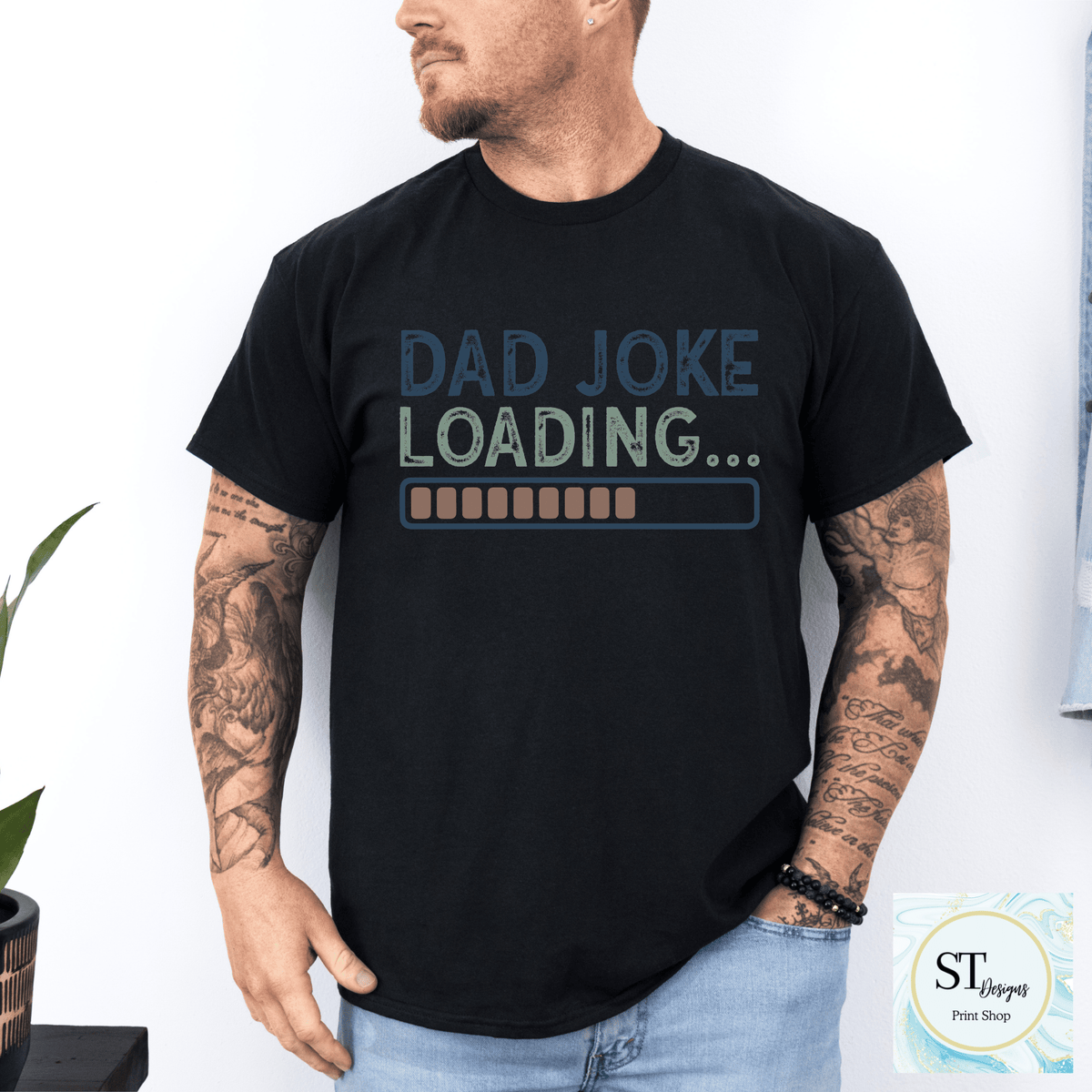 Humour Junkie Dad Joke Loading T-Shirt