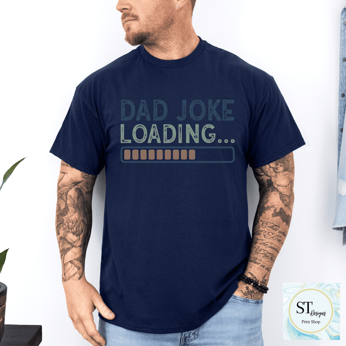Humour Junkie Dad Joke Loading T-Shirt