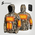 Adventure Junkie 12V Heated Hunting Jacket – 5 Heating Zones with 15000mAh Battery