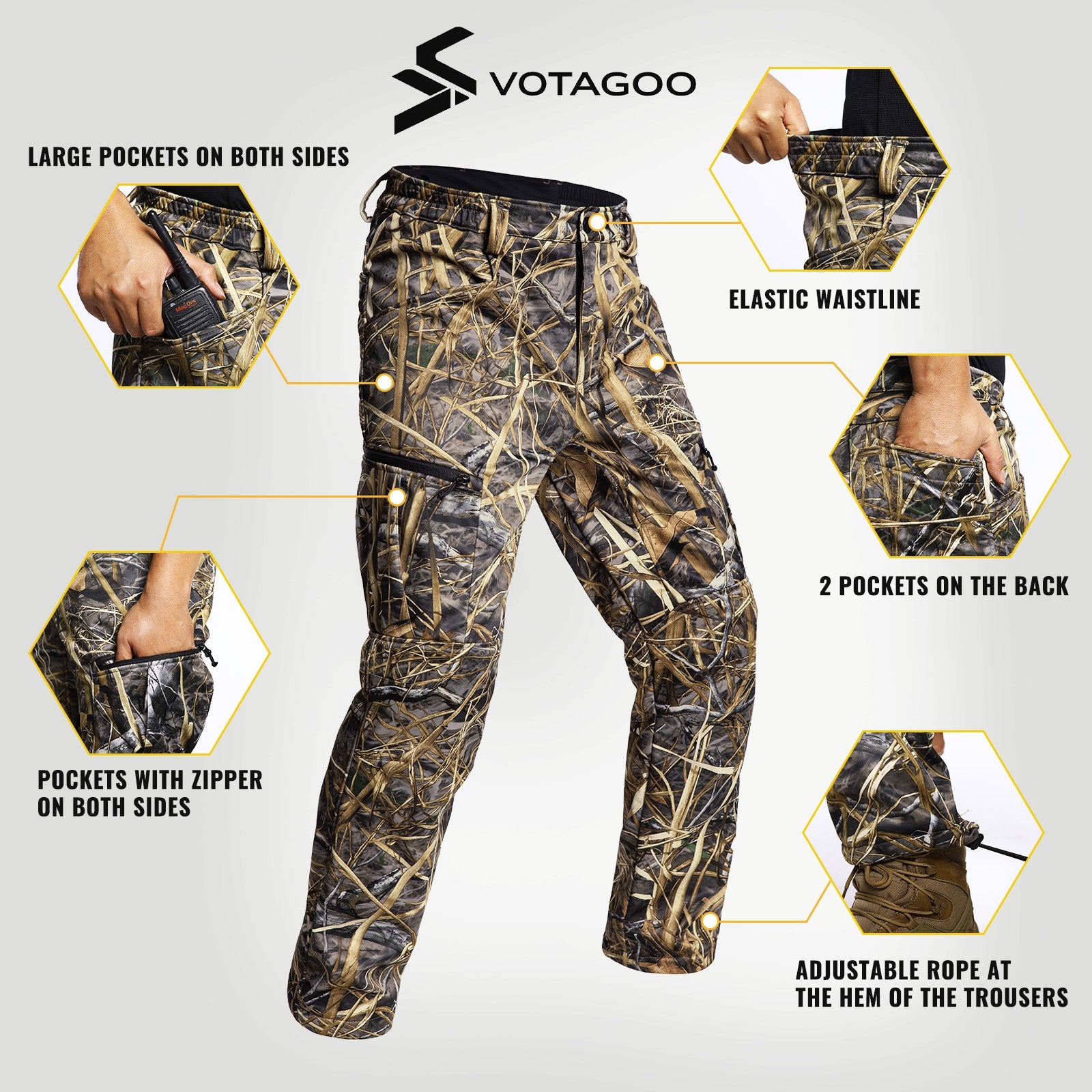 Adventure Junkie Heated Hunting Jacket & Pants Set – 12V 5-Zone Winter Suit