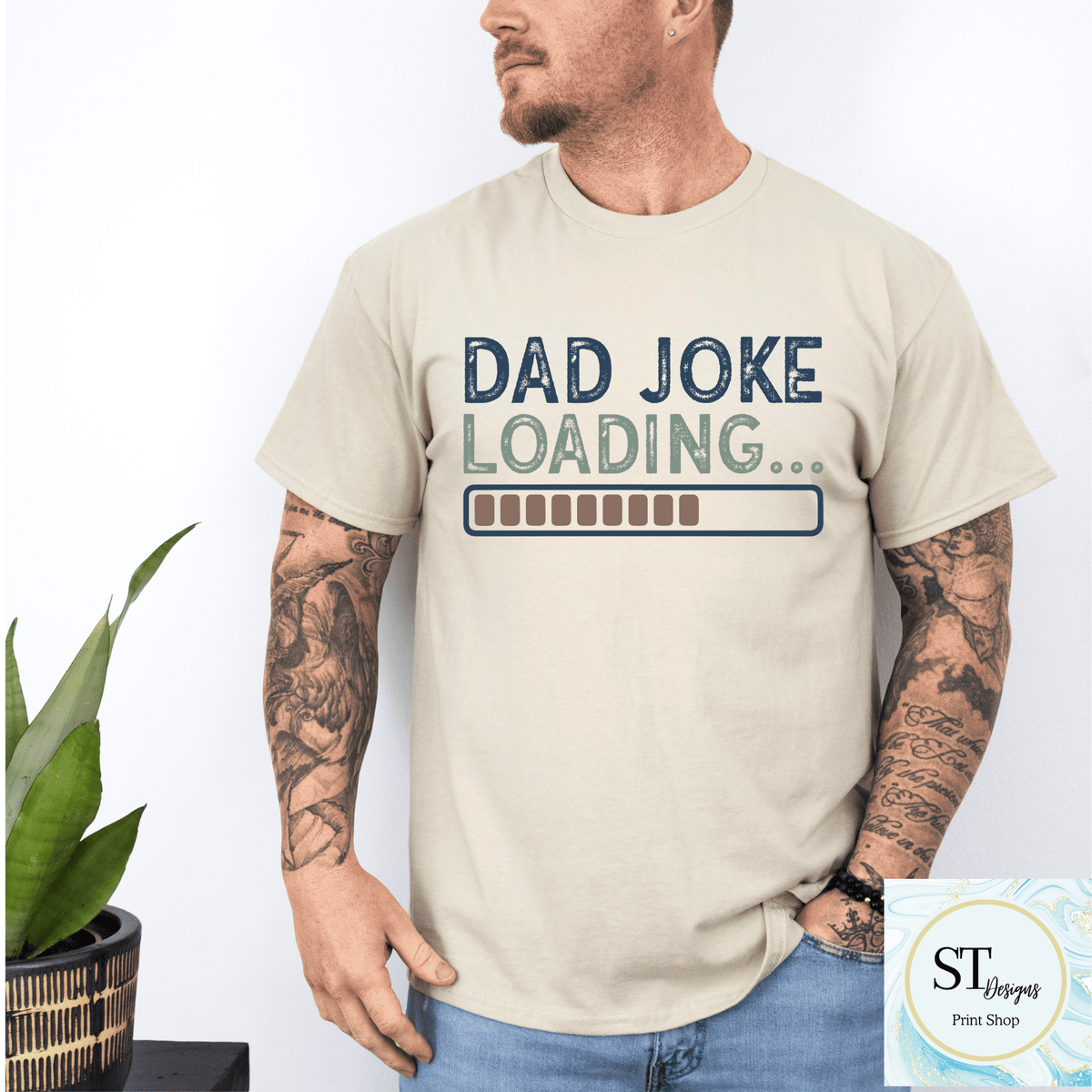 Humour Junkie Dad Joke Loading T-Shirt
