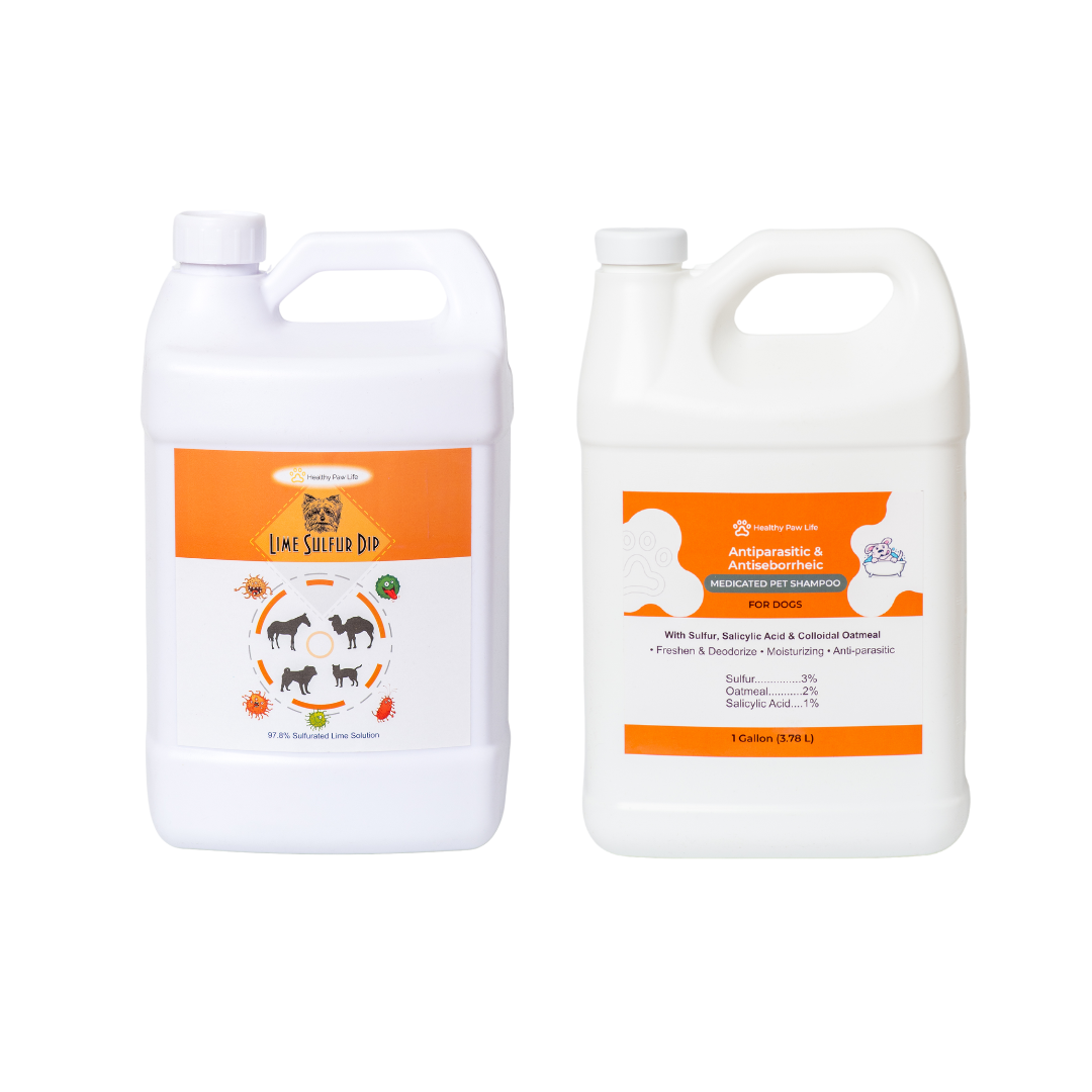 Pet Junkie Lime Sulfur Skin Relief Dip for Dogs & Cats – 16 oz