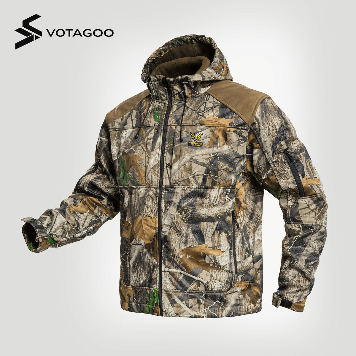 Adventure Junkie – 10-Pocket Silent Water-Repellent Hunting Jacket