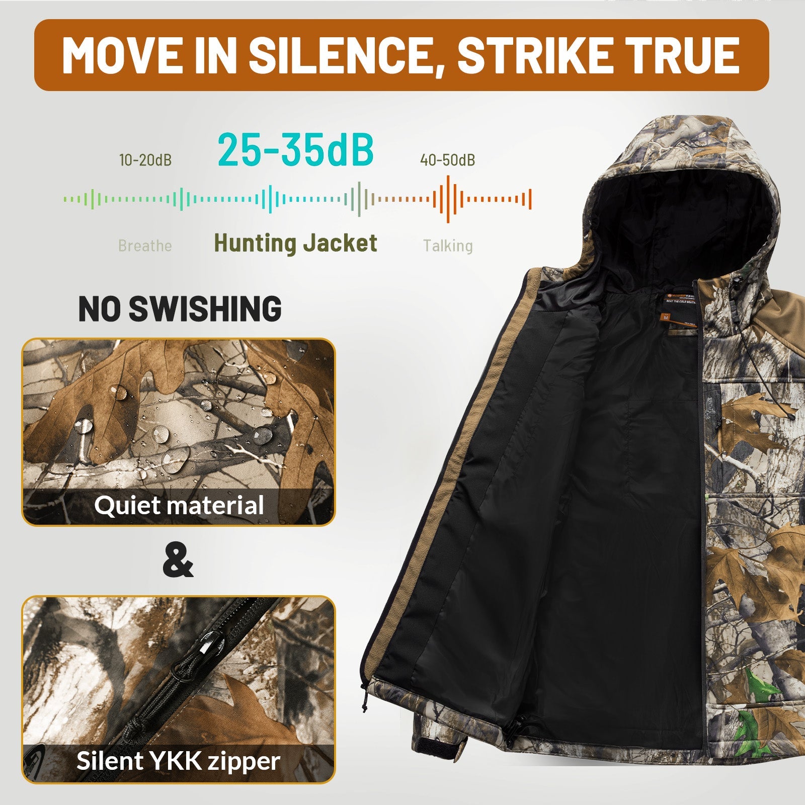 Adventure Junkie 12V Heated Hunting Jacket – 5 Heating Zones with 15000mAh Battery