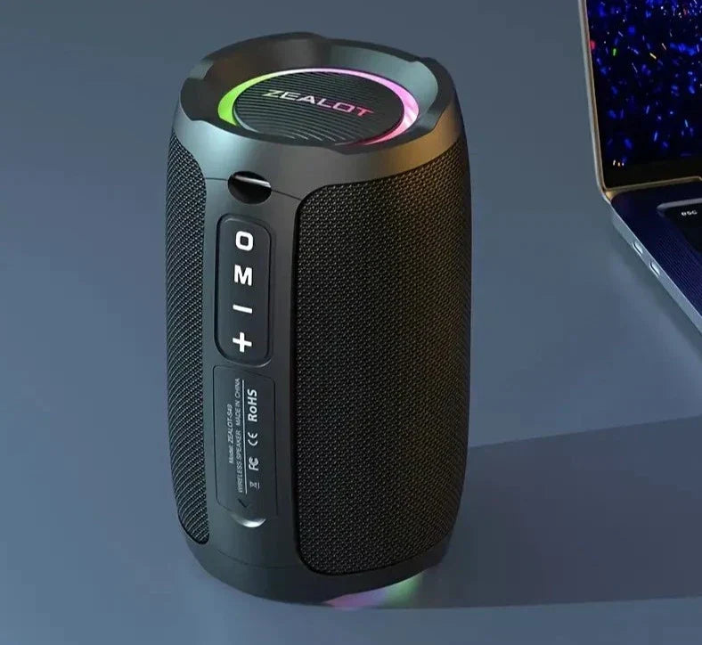 Music Junkie S49 Wireless Outdoor Bluetooth Speaker – IPX6 Waterproof 10W Portable Subwoofer