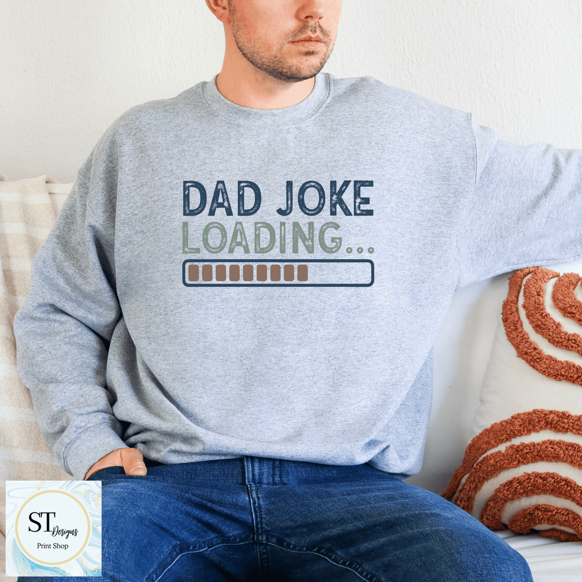 Humour Junkie Dad Joke Loading T-Shirt