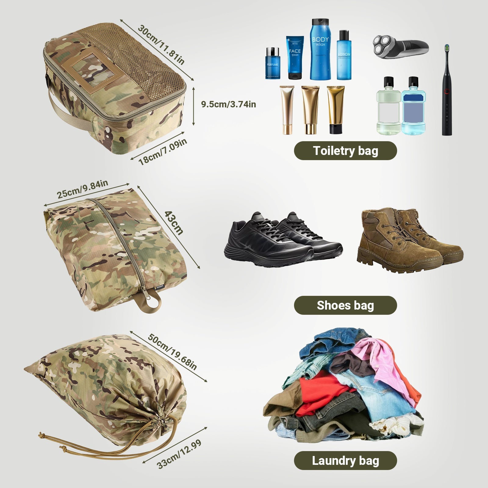 VOTAGOO® Tactical Packing Cubes 6 Packs-4