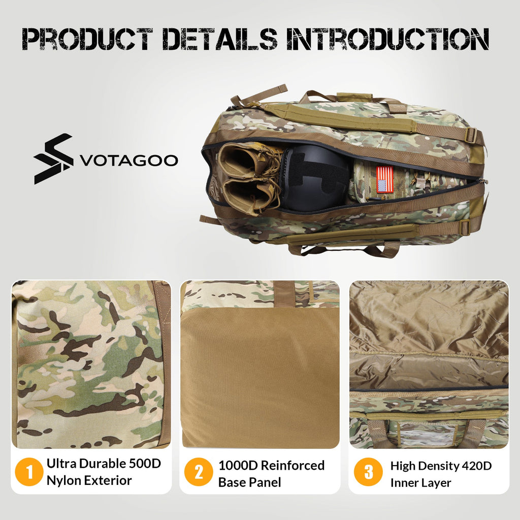 Adventure Junkie VOTAGOO® 130L Travel Duffel Bag