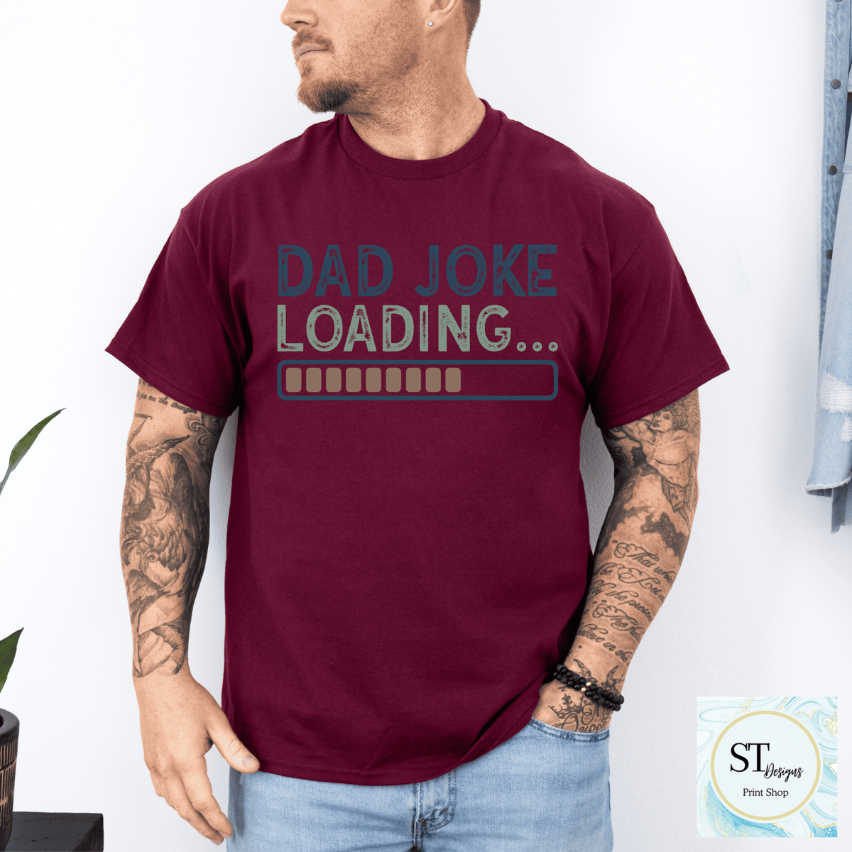 Humour Junkie Dad Joke Loading T-Shirt