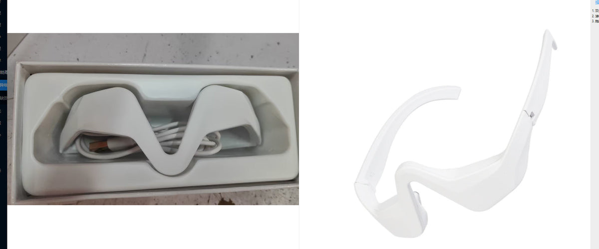 Eye Massager Relieves Eye Fatigue Eyes Massage Glasses Eye Fatigue Relief Massager Under-Eye Glasses Massager