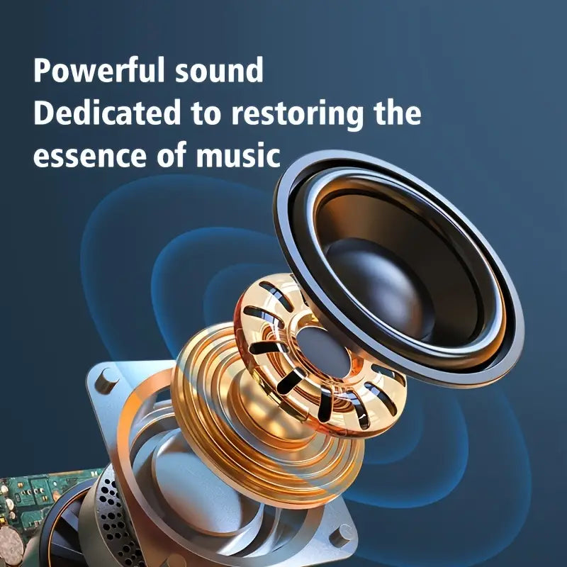 Music Junkie S49 Wireless Outdoor Bluetooth Speaker – IPX6 Waterproof 10W Portable Subwoofer