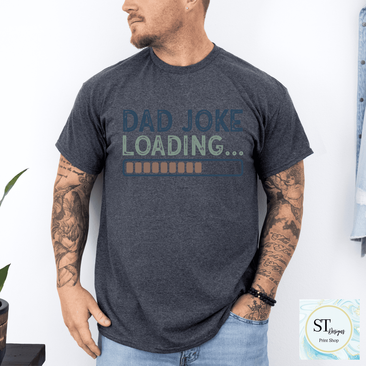 Humour Junkie Dad Joke Loading T-Shirt
