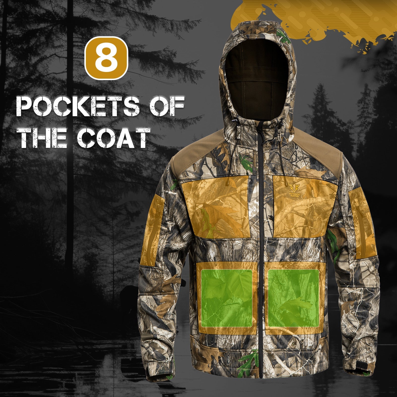 Adrenalin Junkie VOTAGOO® Quiet Hunting Jacket