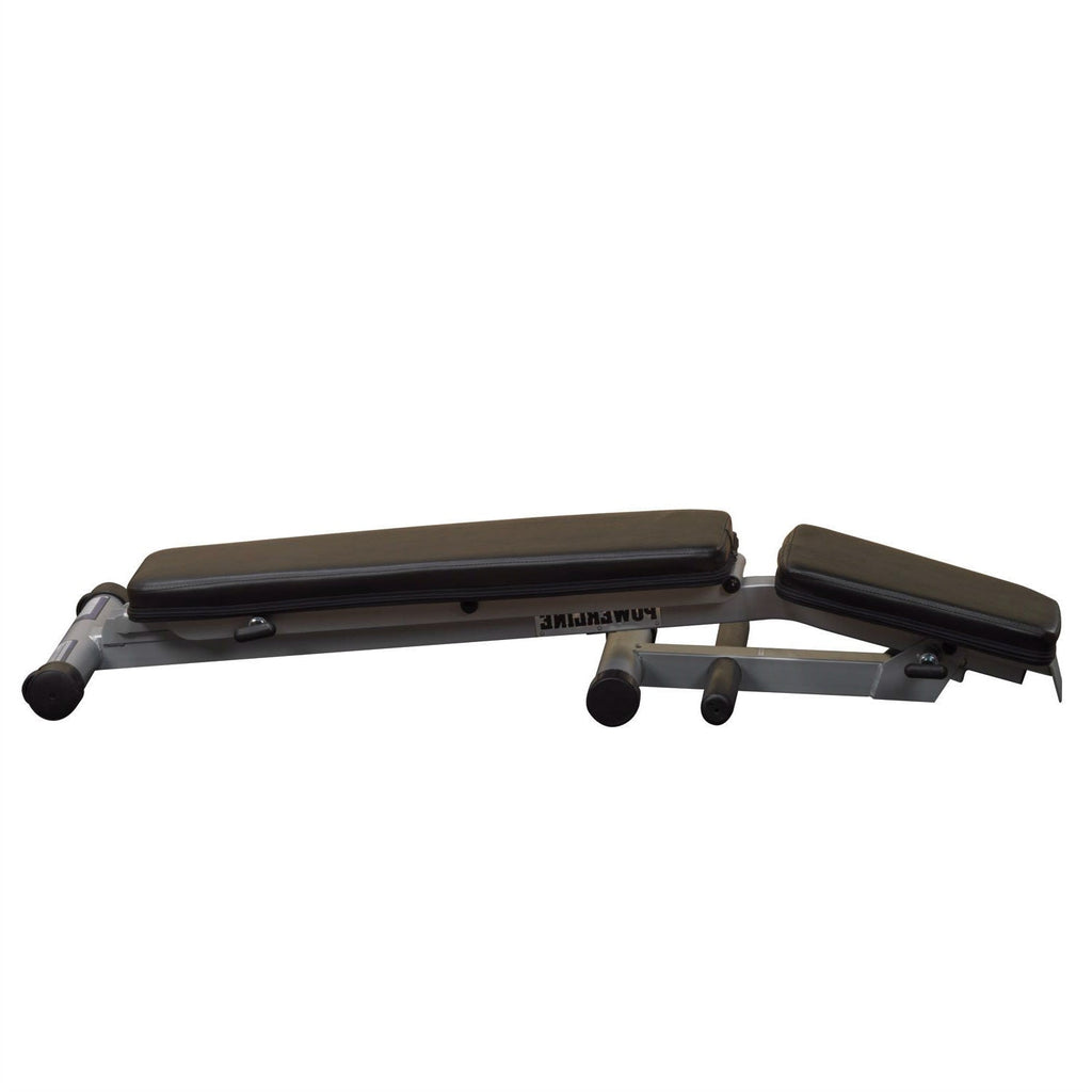 Fitness Junkie Multi-Position Adjustable Weight Bench – Flat, Incline & Decline Folding Bench
