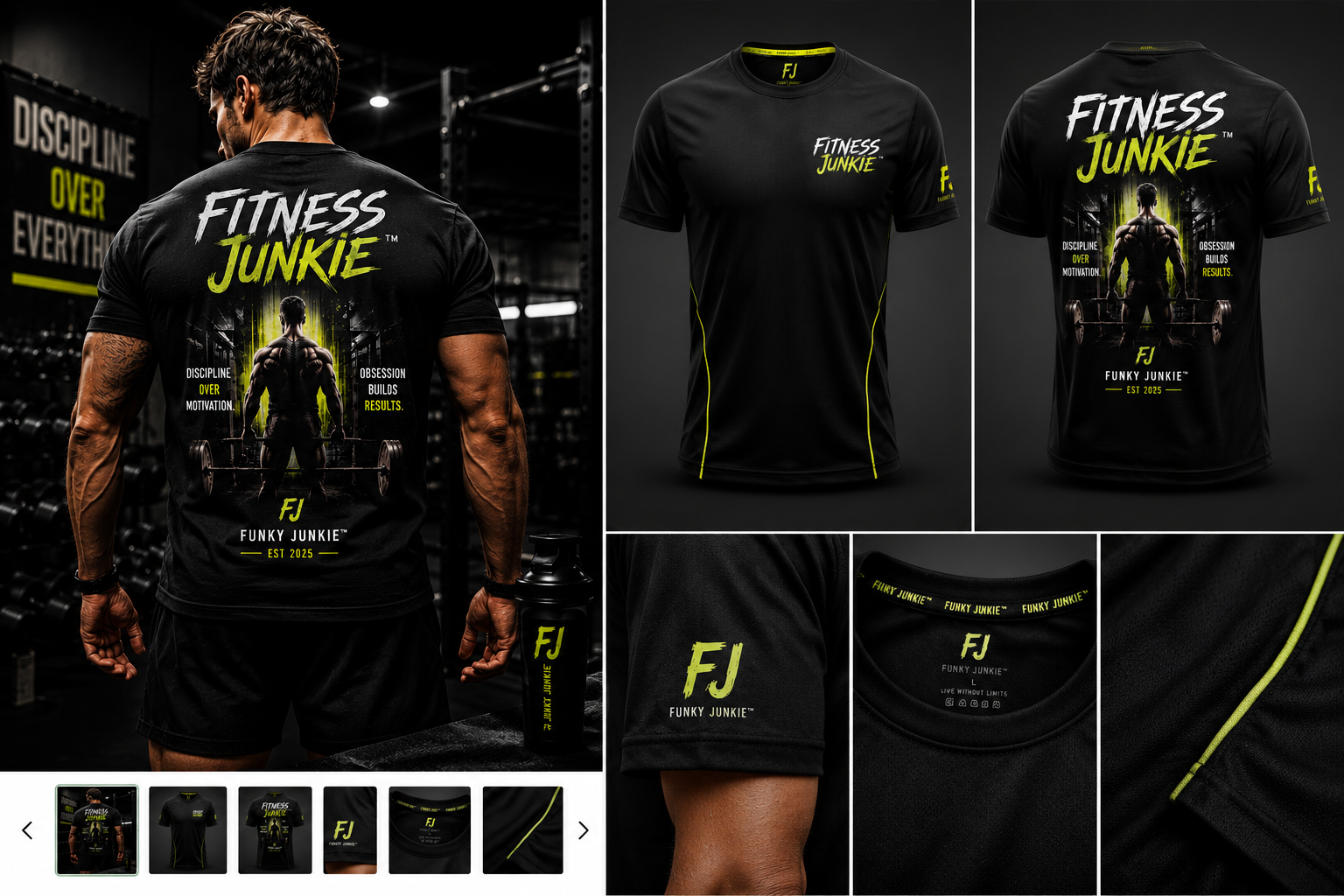 Fitness Junkie™ Signature Performance Tee