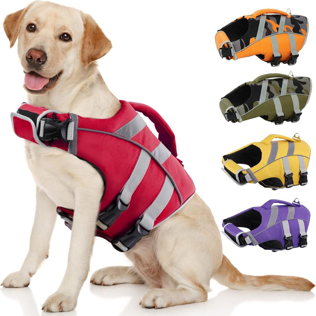 Dog Life Jacket — Pet Swimming Safety Vest for Water Adventures