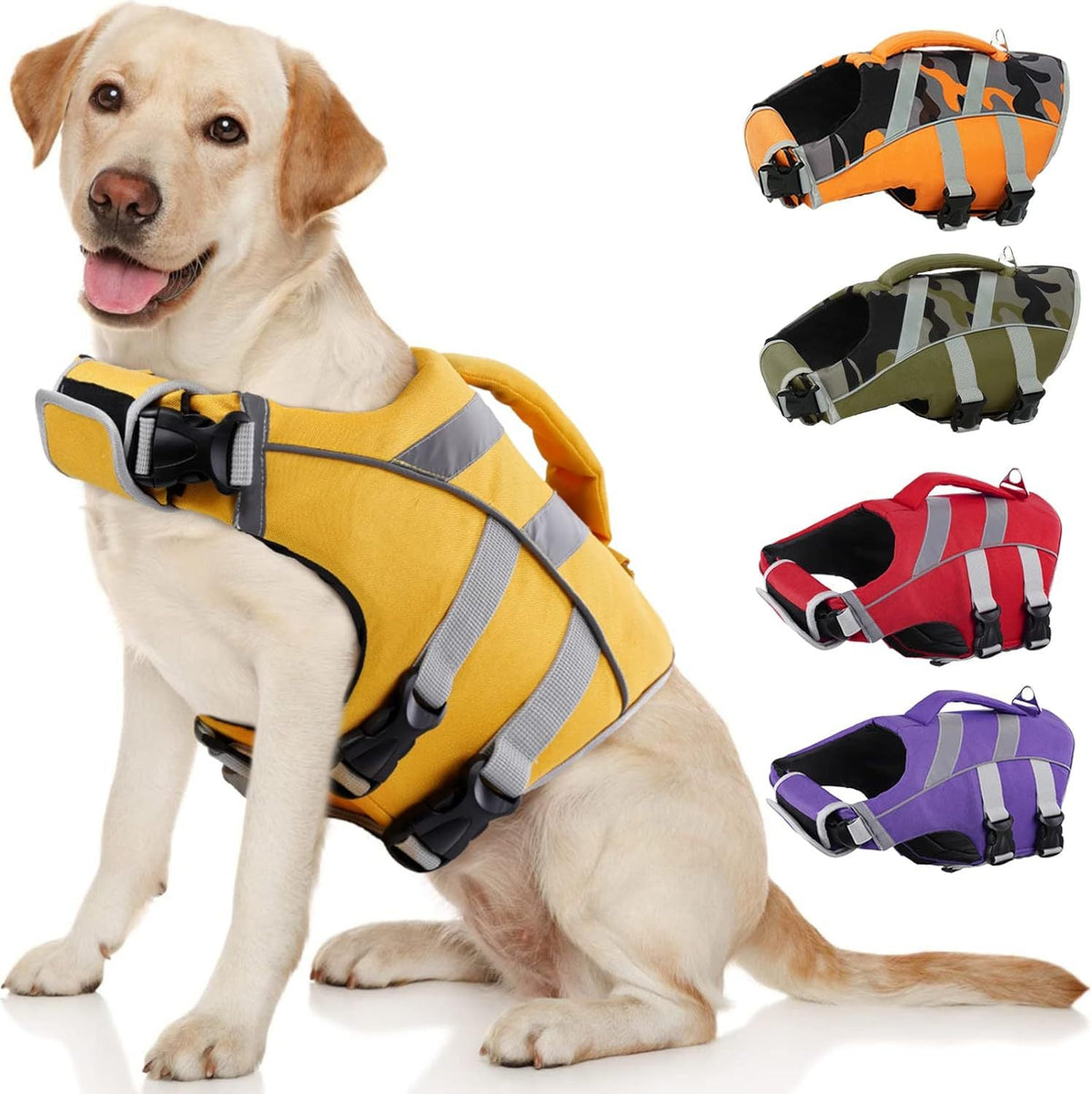 Dog Life Jacket — Pet Swimming Safety Vest for Water Adventures