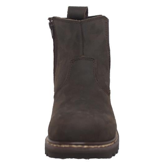 Men's Adventure Leather Boots – 6" Side Zip Outdoor Boots