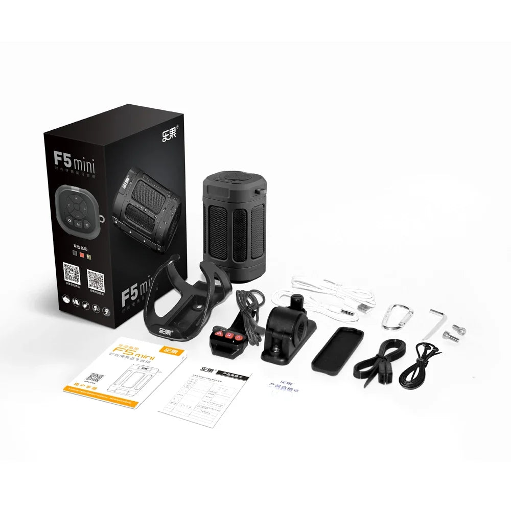 Music Junkie NNEOBA F5Mini Portable Bluetooth Speaker with Subwoofer