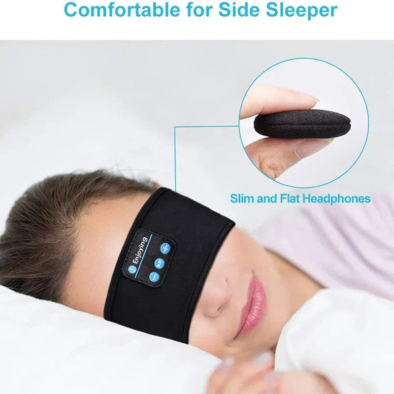 Music Junkie Wireless Bluetooth Sleep Headband Headphones