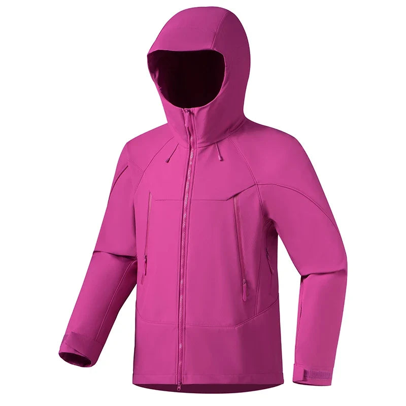 Adventure Waterproof Softshell Hiking Jacket – Unisex Outdoor Camping Jacket**