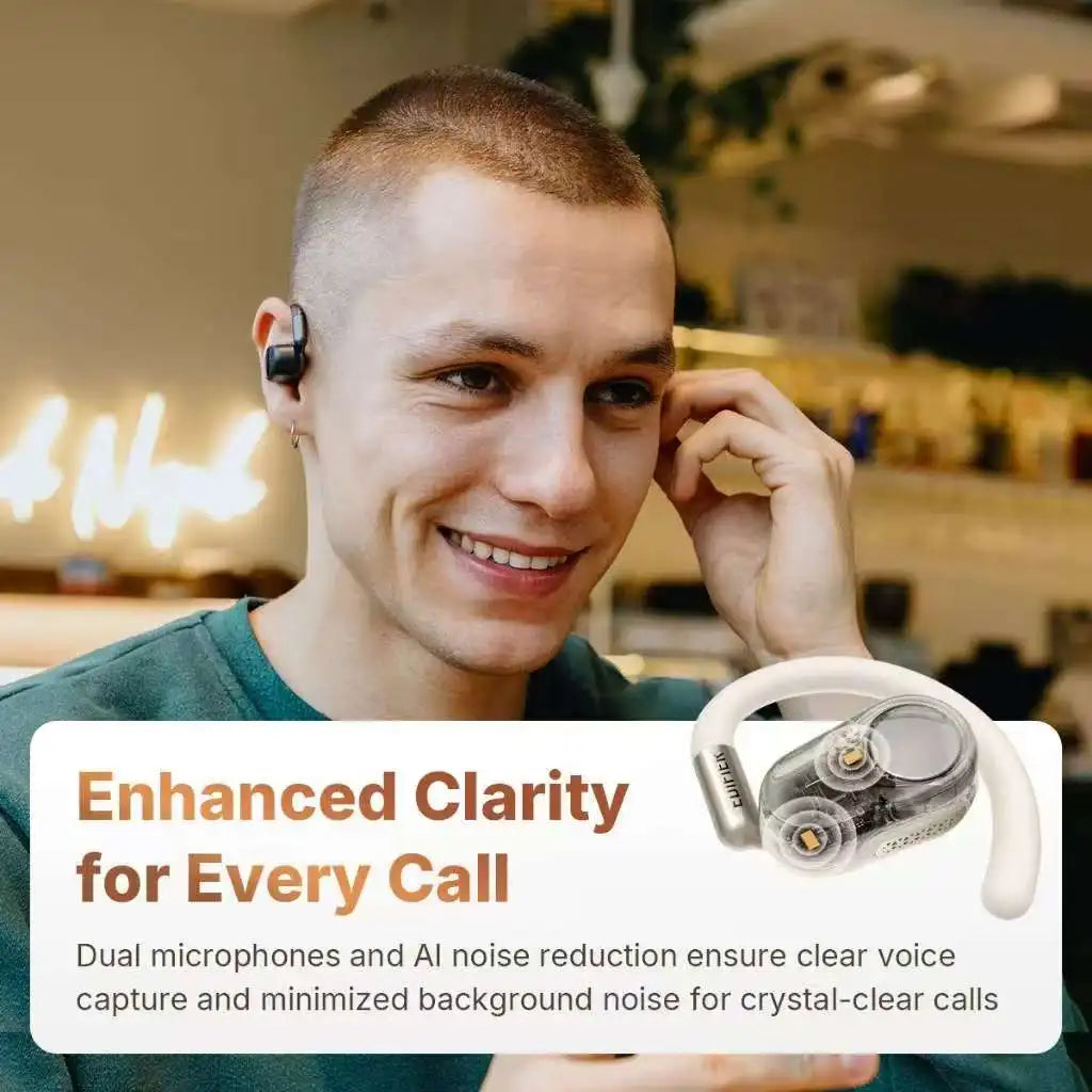 NNEOBA Open-Ear Bluetooth Ear Hook Headphones