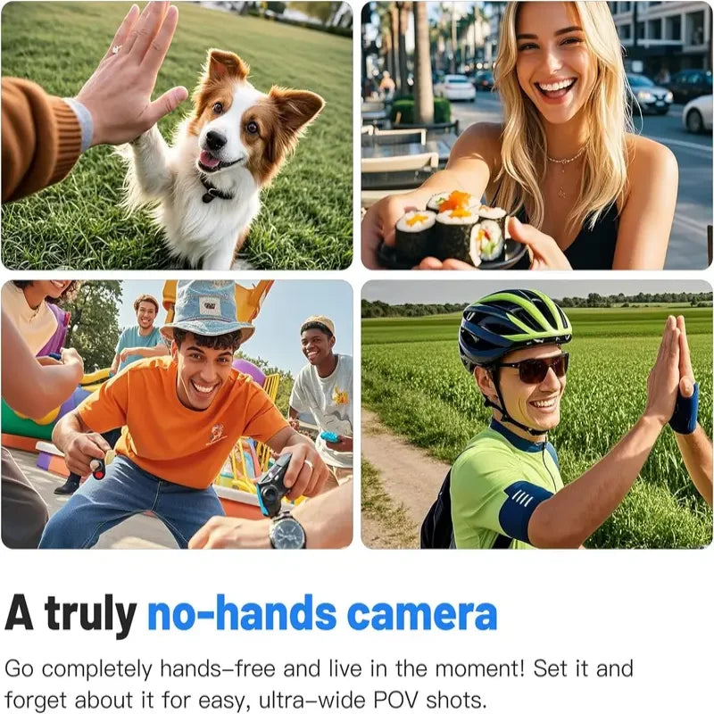 NNEOBA Mini Full HD WiFi Action Body Camera for Helmet & Motorcycle