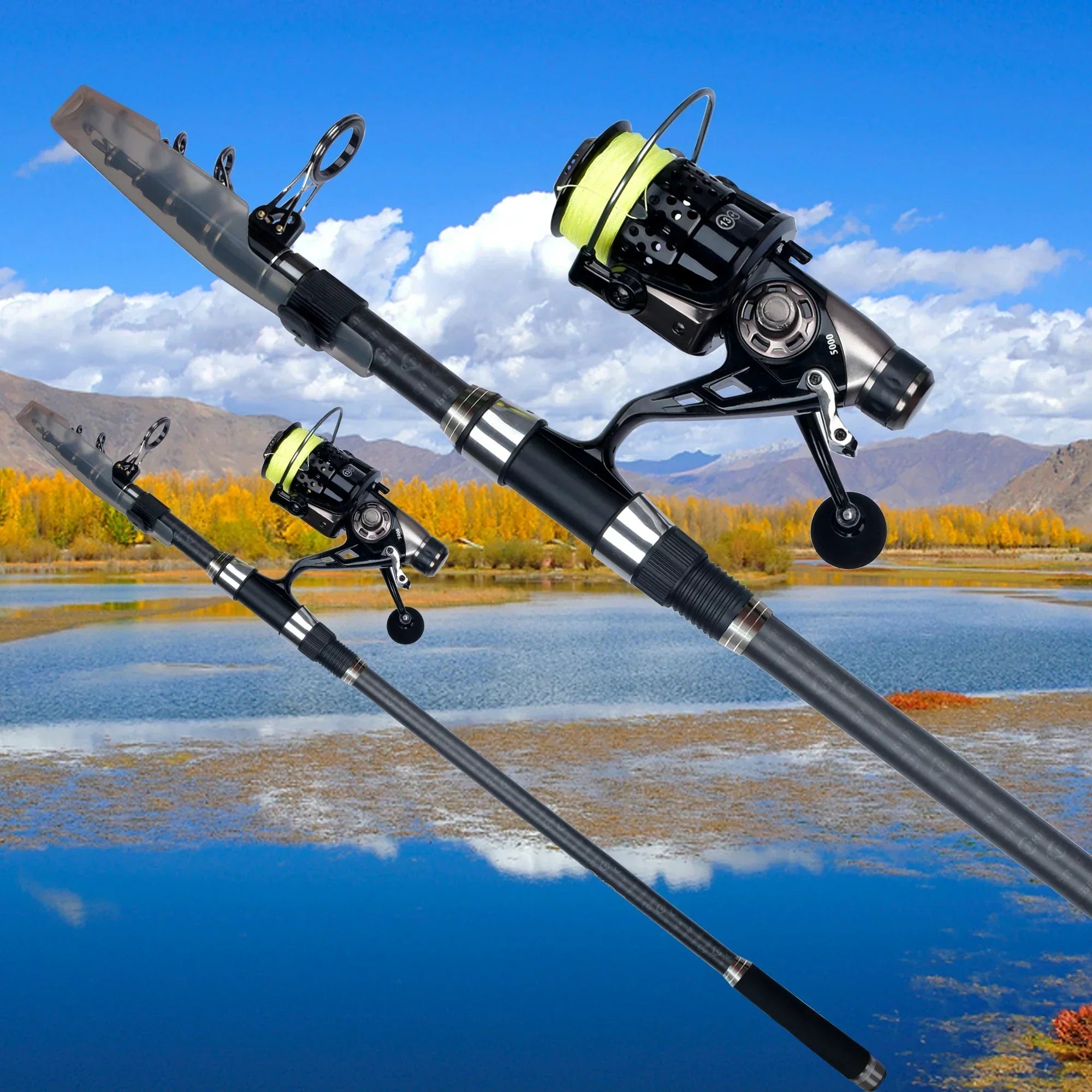 Adventure Junkie 5.3m Telescopic Surf Spinning Rod