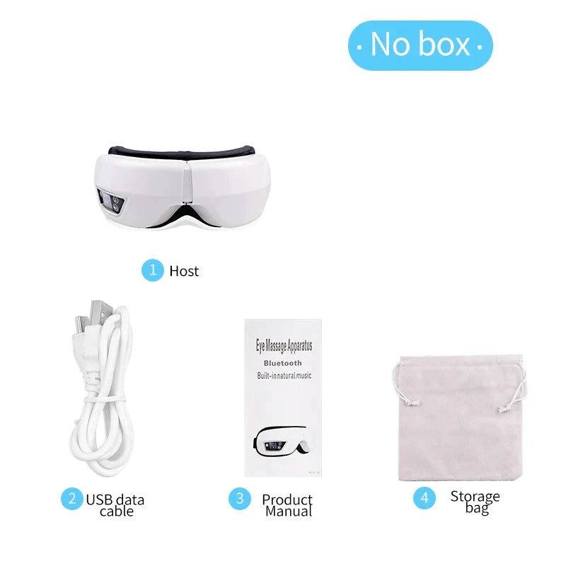 Fitness Junkie – Bluetooth Eye Massager with 4 Relaxation Modes