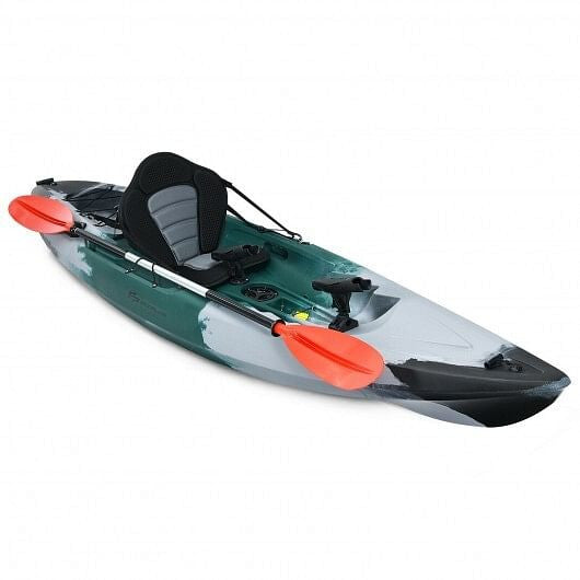 Adventure Junkie Sit-On-Top Fishing Kayak with Rod Holders