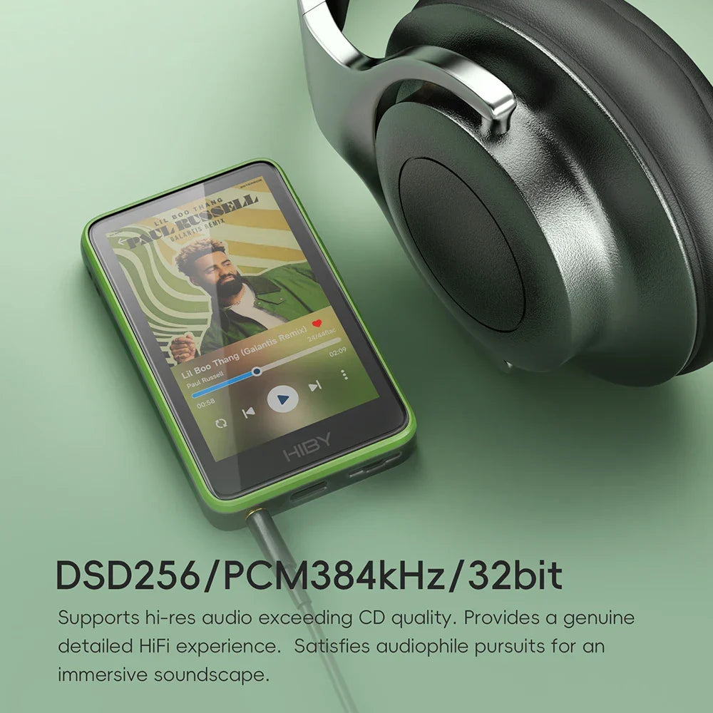 Music Junkie Hi-Resolution Digital Audio Player – Bluetooth 5.1 Portable Music Player