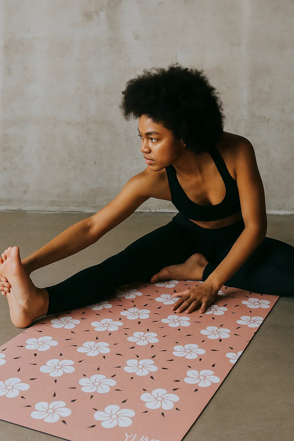Fitness Junkie Kumiko 6mm Eco-Friendly Non-Slip Yoga Mat - Tan