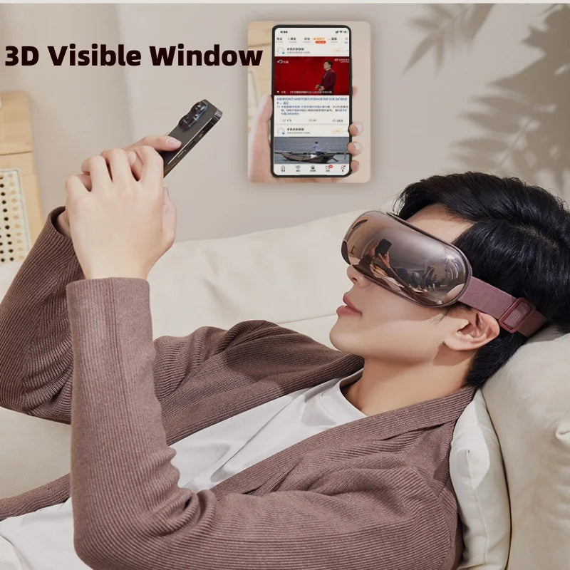 Fitness Junkie Smart Eye Massager with Heat Compress, Air Pressure & Bluetooth Music