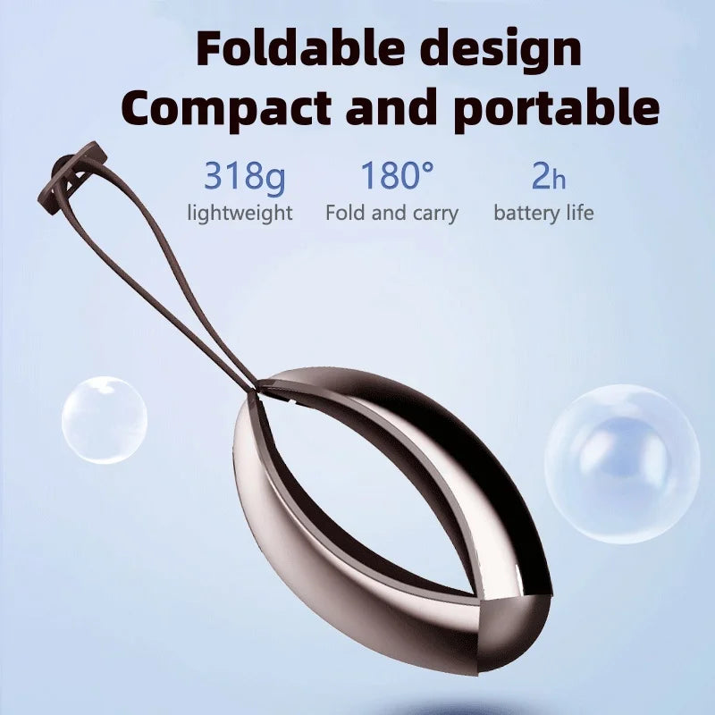 Fitness Junkie Smart Eye Massager with Heat Compress, Air Pressure & Bluetooth Music