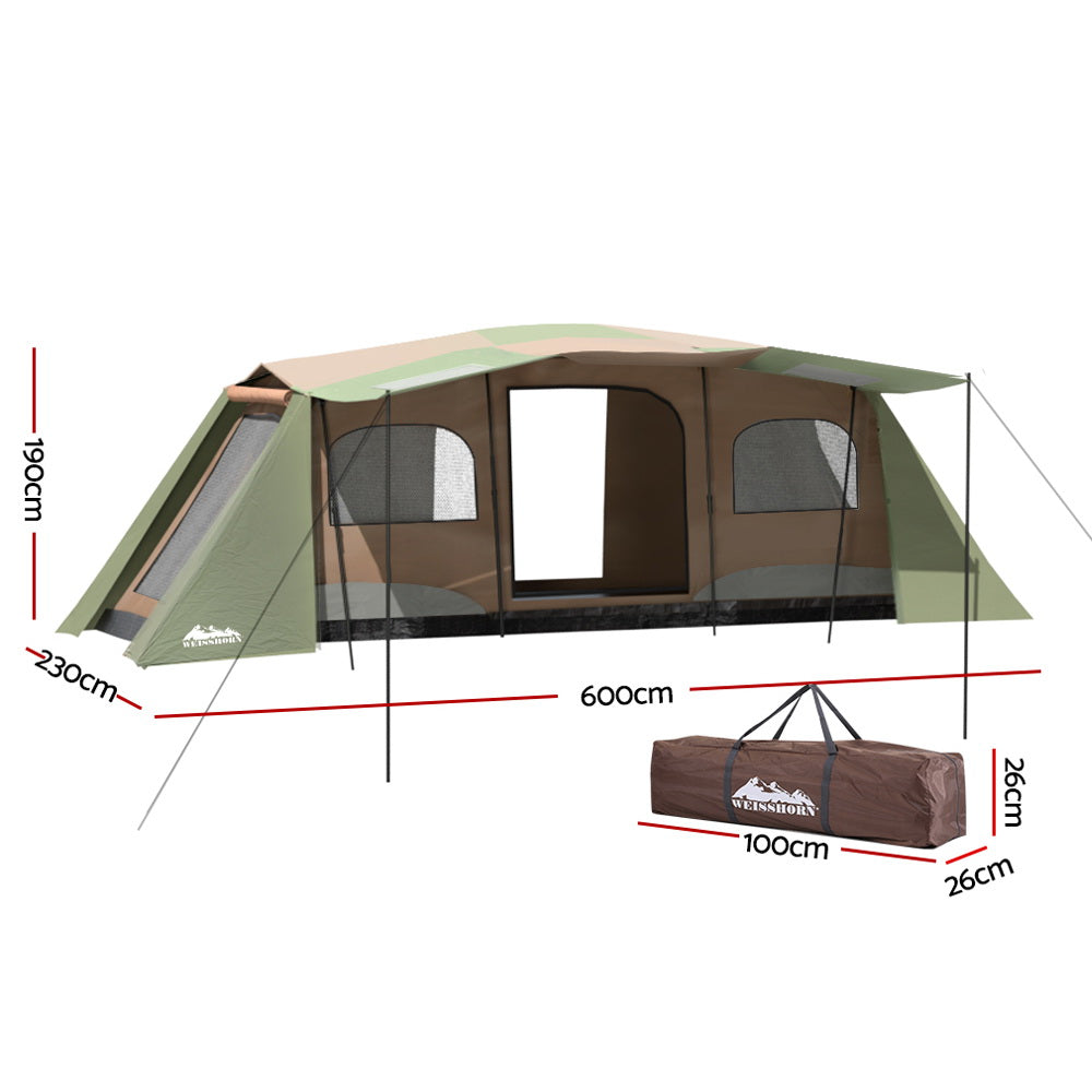 Adventure Junkie Weisshorn Instant Up 10-Person Camping Tent