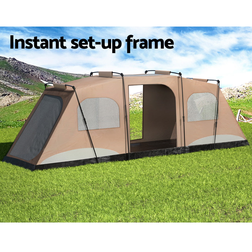Adventure Junkie Weisshorn Instant Up 10-Person Camping Tent