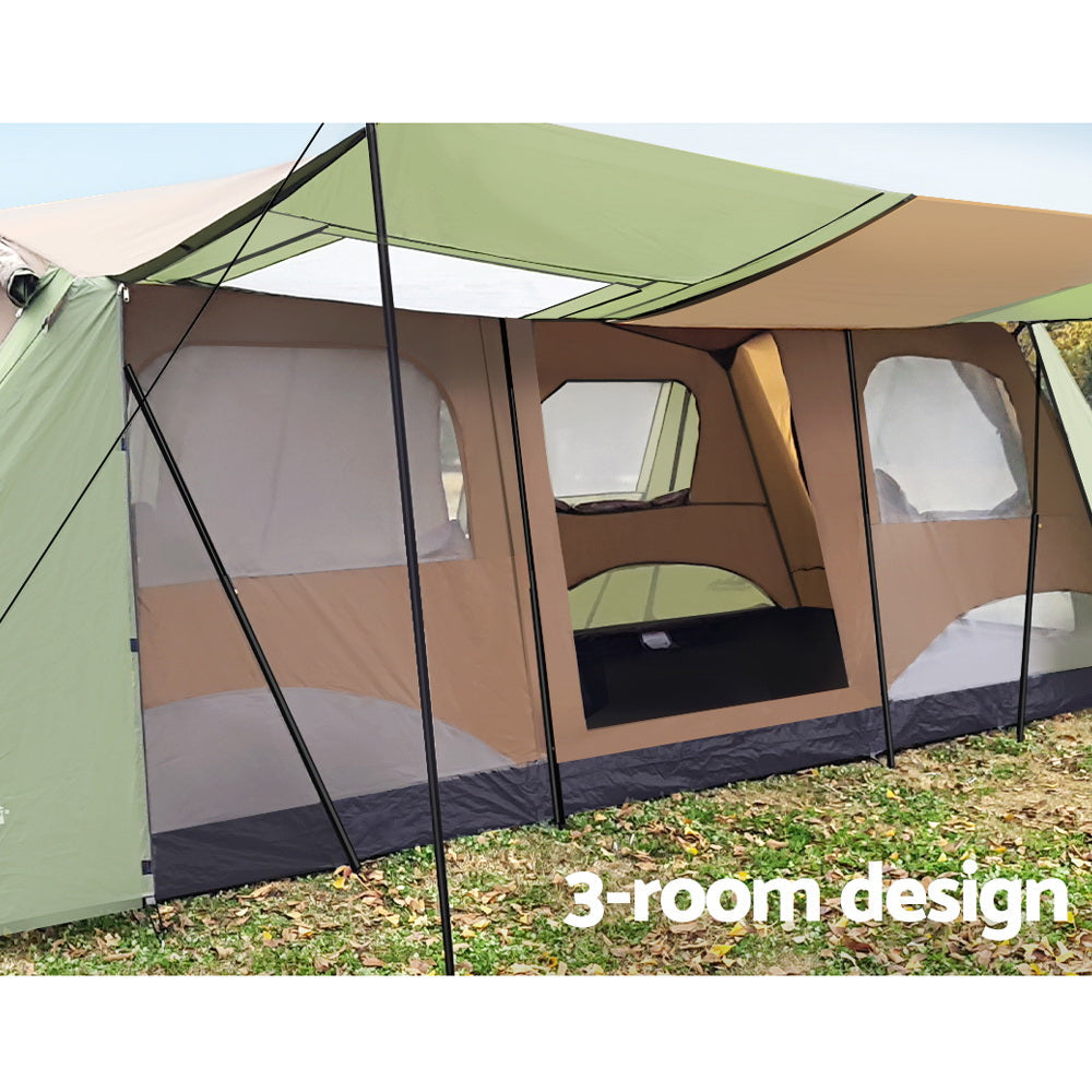 Adventure Junkie Weisshorn Instant Up 10-Person Camping Tent