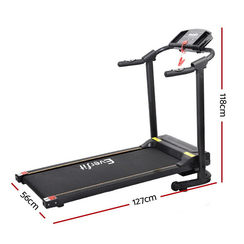 Fitness Junkie Everfit Electric Treadmill – 12 Program Foldable Home Treadmill