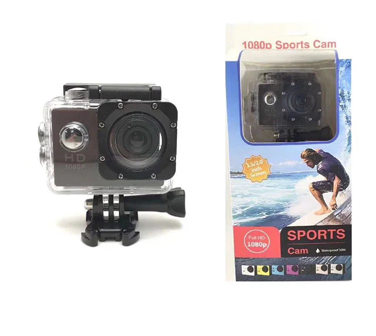 Adventure Junkie Waterproof Sports Action Camera – 1080P HD by NNEOBA