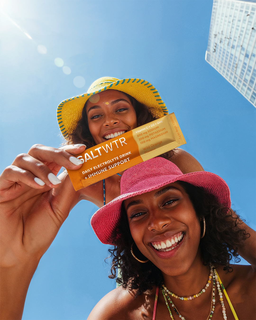 Sports Junkie – SaltWTR Wild Orange Electrolyte & Vitamin Hydration Sticks