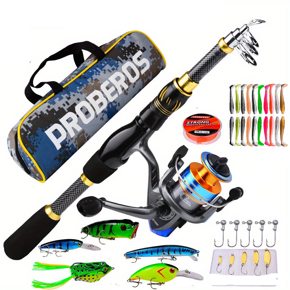 Adventure Junkie Complete Fishing Rod & Reel Combo Kit