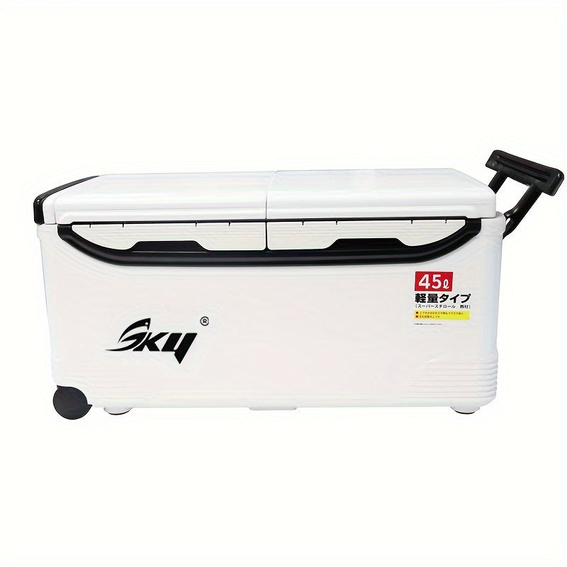 Adventure Junkie 45L Heavy-Duty Insulated Camping Cooler with Wheels