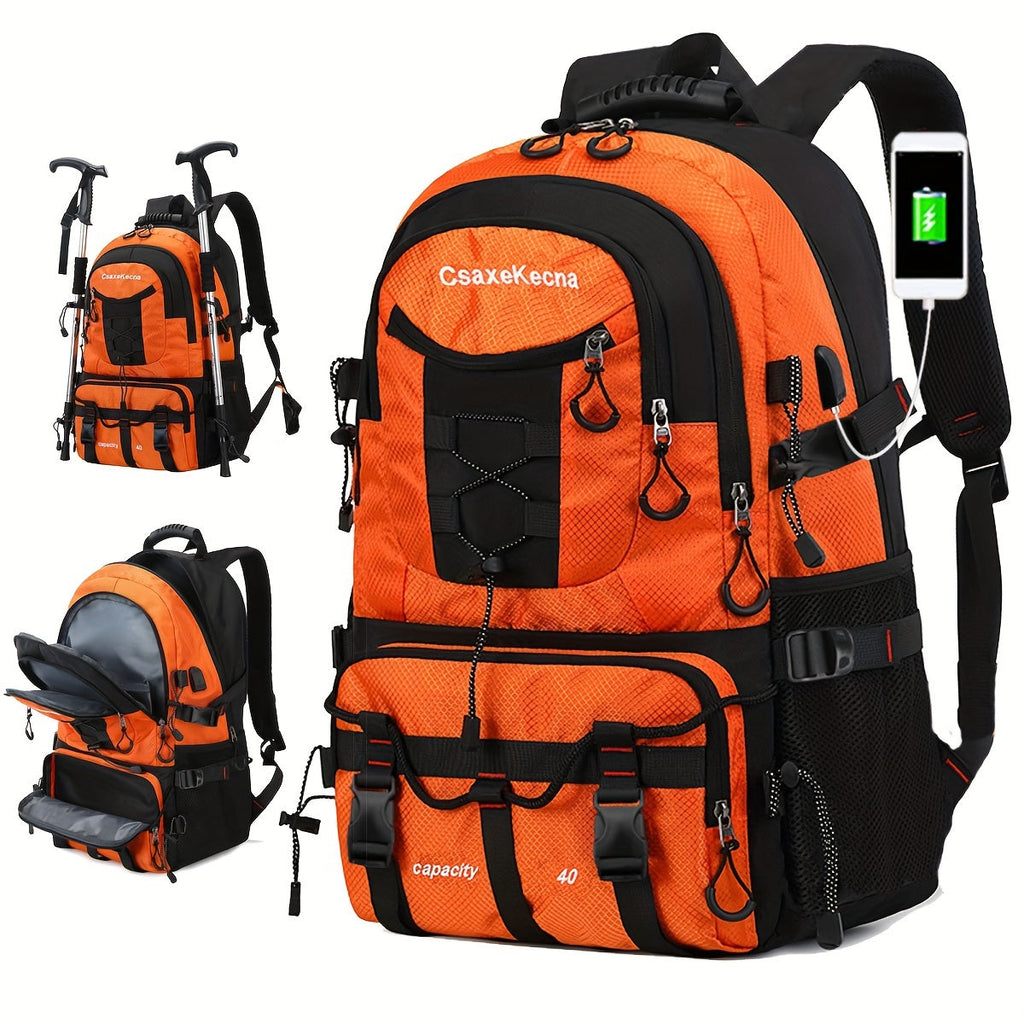 Adventure Junkie 40L Hiking Backpack with Laptop Compartment