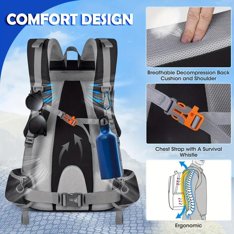 Adventure Junkie 50L Hiking & Camping Backpack