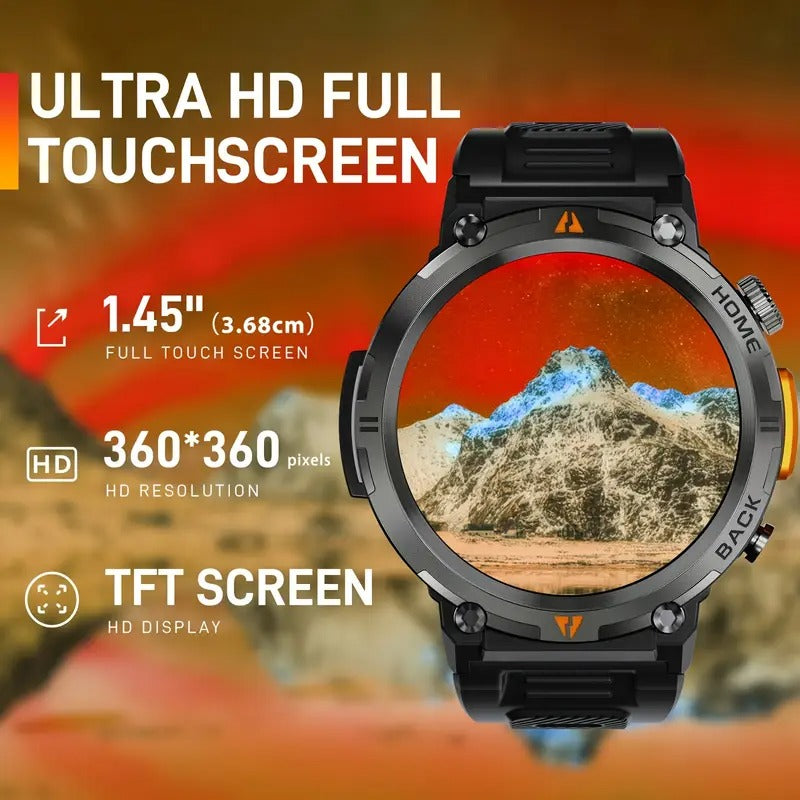 Fitness Junkie Smart Fitness Watch with Bluetooth Calling & Sports Modes