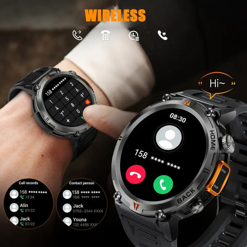 Fitness Junkie Smart Fitness Watch with Bluetooth Calling & Sports Modes