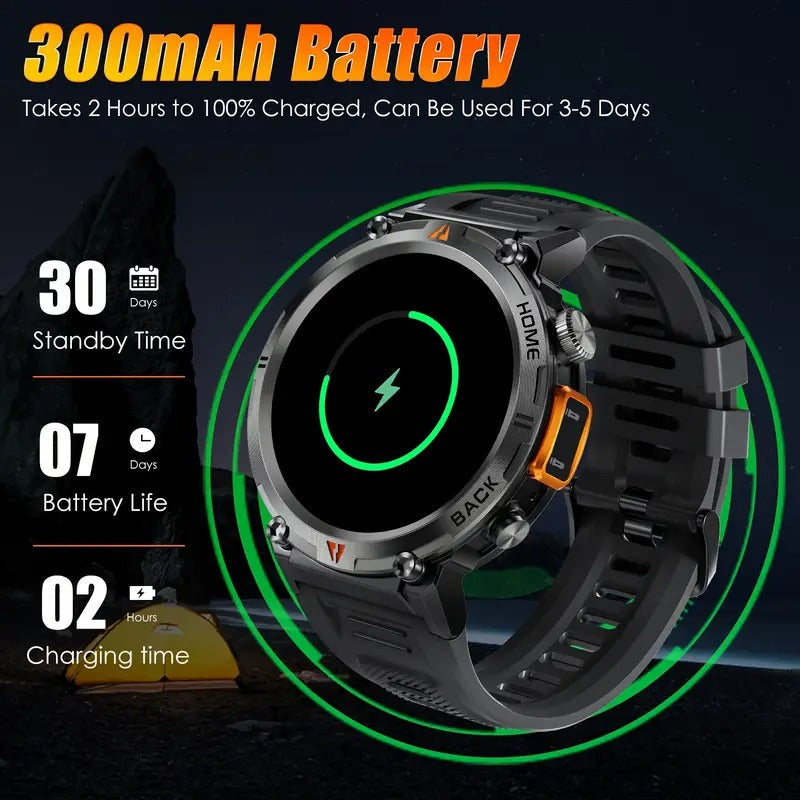 Fitness Junkie Smart Fitness Watch with Bluetooth Calling & Sports Modes
