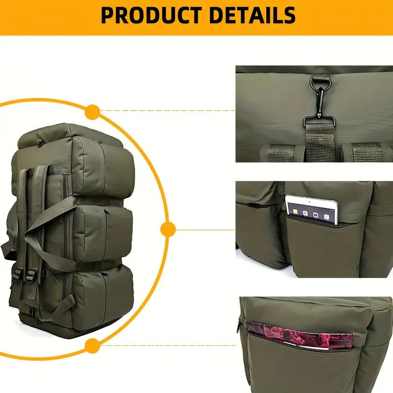 Adventure Junkie NNETM 50L Outdoor Hiking & Camping Backpack