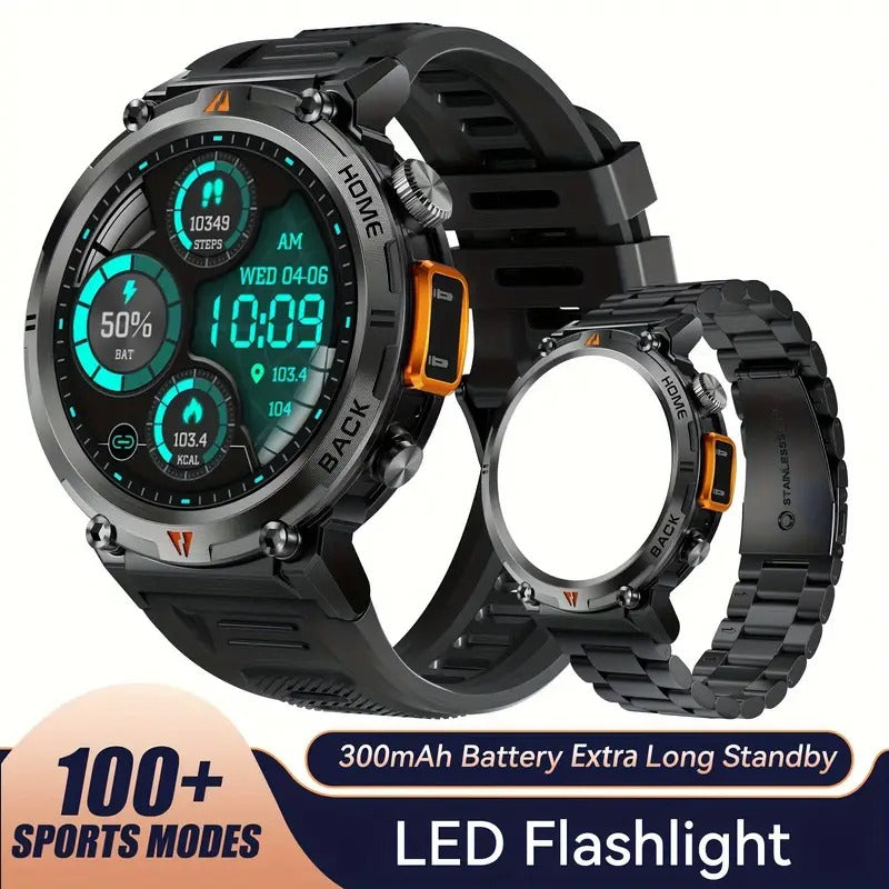 Fitness Junkie Smart Fitness Watch with Bluetooth Calling & Sports Modes