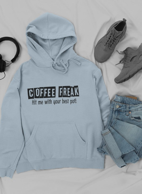 Humour Junkie Coffee Freak Hoodie